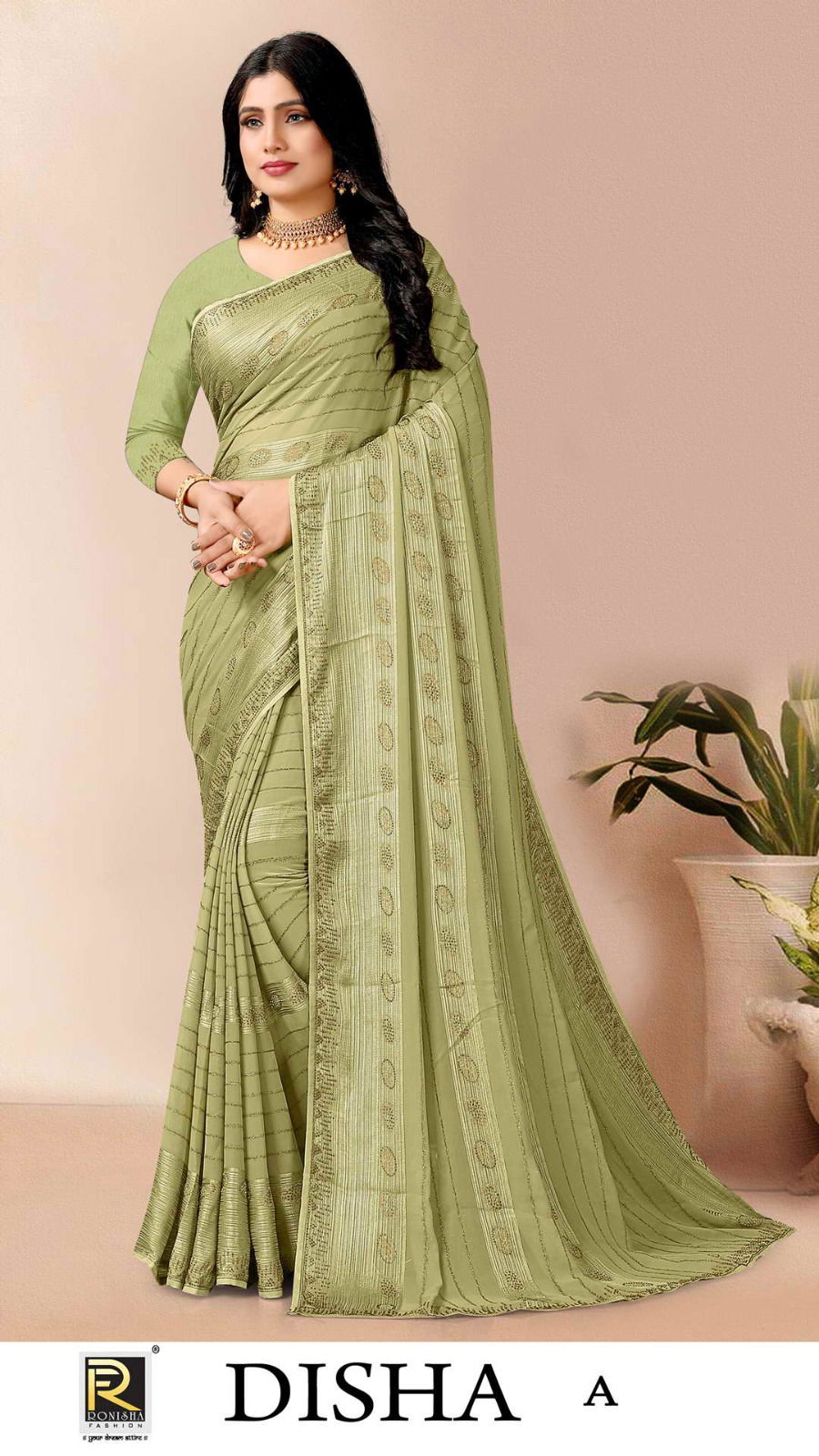 Disha By Ronisha Siroski Diamond Party Wear Sarees Catalog